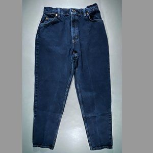 Vintage Levi's 951 Orange Label Relaxed‎ Fit Tapered Leg High Waist Size 14 Med